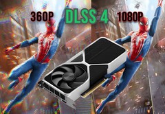 La Nvidia RTX 4060 alcanza 90 FPS en Spider-Man 2 reescalado a 1080p desde 360p usando DLSS 4. (Fuente de la imagen: Steam, editado)