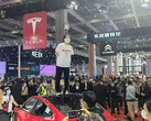 No es la primera vez que los propietarios de Tesla protestan por un fallo en los frenos en China (imagen: CNEVPost) 