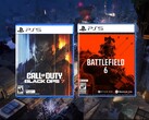 Fotos de las cajas de Call of Duty: Black Ops 7 y Battlefield 6 (Fuente de la imagen: Amazon, Activision con ediciones)