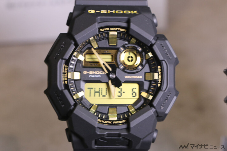 El reloj Casio G-Shock GA-010GB-1A9. (Fuente de la imagen: MyNavi News)