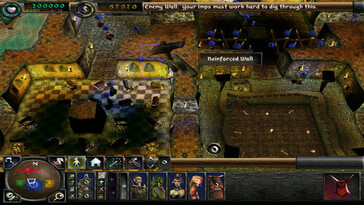 En la imagen: Una captura de pantalla del juego Dungeon Keeper 2.