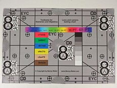 Honor Magic7 Pro: Prueba de nitidez