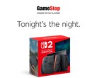 Cartel del lanzamiento de medianoche de Nintendo Switch 2 en GameStop (Fuente de la imagen: GameStop)