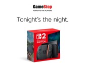Cartel del lanzamiento de medianoche de Nintendo Switch 2 en GameStop (Fuente de la imagen: GameStop)