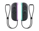 Los nuevos mandos Joy-Con 2 morado claro y verde claro a la venta el 12 de febrero. (Fuente de la imagen: Nintendo)