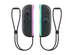 Los nuevos mandos Joy-Con 2 morado claro y verde claro a la venta el 12 de febrero. (Fuente de la imagen: Nintendo)