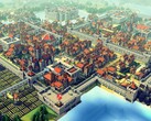 Una imagen en la que se ve una ciudad y varios edificios en «Kingdoms and Castles». 