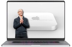 Tim Cook podría revelar el Mac mini M1X y el MacBook Pro 2021 en el cuarto trimestre de este año. (Fuente de la imagen: Apple/Ian Zelbo/Antonio De Rosa - editado)