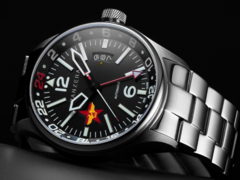 Impulsado por el movimiento GMT automático Seiko NH34A, el reloj de piloto Panzera Flieger 45G (en la imagen) le ofrece una reserva de marcha de 41 horas. (Fuente de la imagen: Panzera)