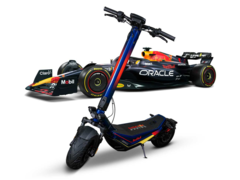 El Red Bull Racing E-Scooter RS 1200 AT sólo está homologado para circular por vías públicas en Austria. (Fuente de la imagen: Red Bull)