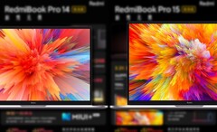 Los portátiles RedmiBook Pro 14 (L) y RedmiBook Pro 15 (R) Ryzen Edition son compatibles con la conectividad Wi-Fi 6. (Fuente de la imagen: Redmi - editado)