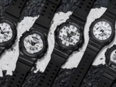 La colección Casio G-SHOCK en blanco y negro. (Fuente de la imagen: PR Newswire)