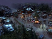 Una imagen que muestra una ciudad en «Surviving the Aftermath», ahora con un 70 % de descuento en Steam.