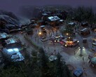 Una imagen que muestra una ciudad en «Surviving the Aftermath», ahora con un 70 % de descuento en Steam.