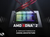 Se espera que las GPU móviles Navi 23 y Navi 24 lleven un TGP de menos de 100 W. (Fuente de la imagen: AMD)