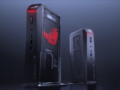 El ROG NUC (2025) se presenta en un único acabado pensado para ser utilizado en vertical. (Fuente de la imagen: Asus)