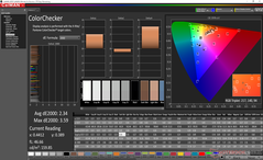 ColorChecker antes de la calibración