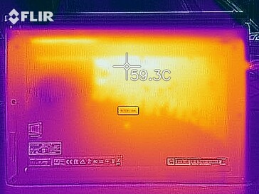 Mapa de calor bajo carga - Abajo