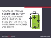 Toyota tiene más de 5.000 patentes de baterías de estado sólido para VE (imagen: Toyota)