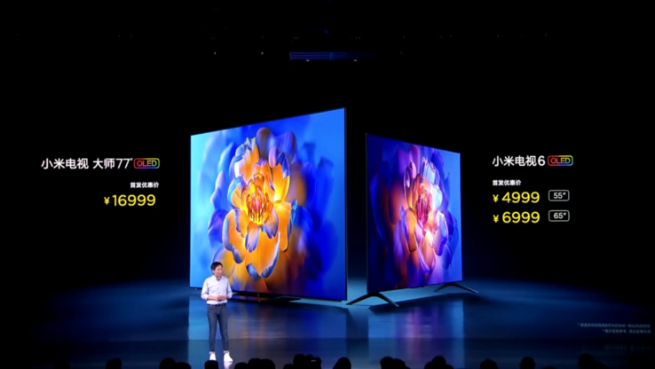 Xiaomi presenta la nueva gama Mi TV OLED. (Fuente: Xiaomi)