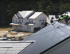 Tejado solar Tesla: Comunidades sostenibles en el este de EE.UU. (Imagen: Tesla)
