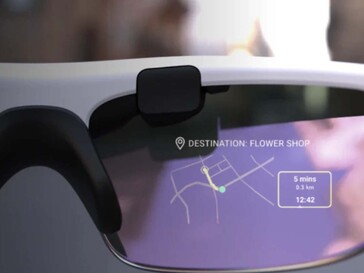 Opcionalmente, existen gafas para indicaciones de navegación con realidad aumentada.