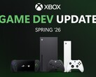 Banner de Xbox Game Dev Update para la próxima feria de Microsoft.