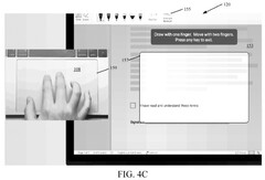 El método de Microsoft para permitir la emulación de la entrada táctil en una pantalla no táctil (Fuente: Patent Scope).