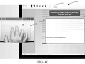 El método de Microsoft para permitir la emulación de la entrada táctil en una pantalla no táctil (Fuente: Patent Scope).