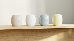 El Google Nest Wifi Pro está disponible en cuatro colores. (Fuente de la imagen: Google)