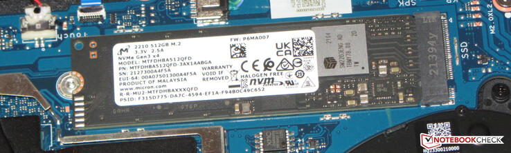 Un SSD NVMe sirve como unidad del sistema.