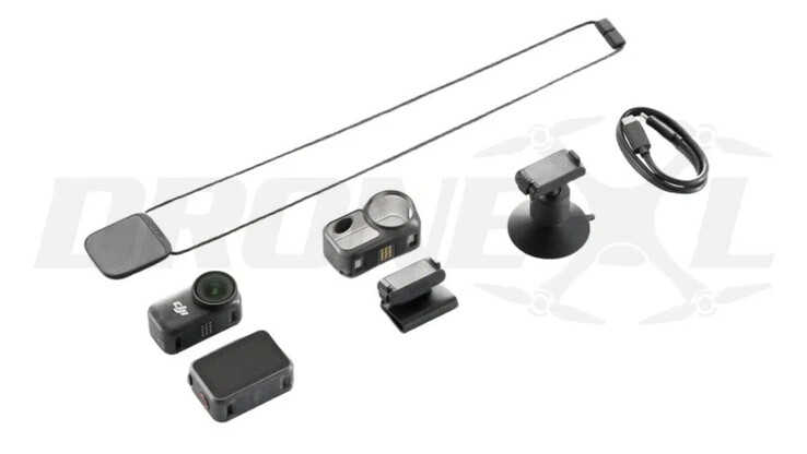 DJI incluirá varios accesorios con cada cámara Osmo Nano. (Fuente de la imagen: vía DroneXL)