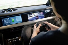 Juego en el nuevo SUV eléctrico Porsche Macan 2026 (Fuente de la imagen: Porsche)