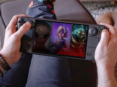 The 2K Collection de Green Man Gaming expirará el 11 de diciembre de 2025. En la imagen: Steam Deck con la foto de portada del bundle. (Fuente de la imagen: Valve y GMG - editado)