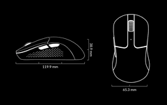 Dimensiones de Keychron M3 Mini 8K