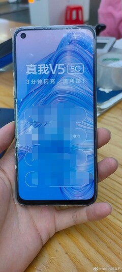 Aquí está nuestro primer vistazo a la Realme V5 (imagen vía Weibo)