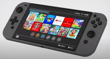 Concepto de Switch 2 con biseles estrechos. (Fuente de la imagen: ZONEofTECH)