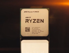El AMD Ryzen 9 5900X es ahora oficial y promete un rendimiento de juego 26% más rápido comparado con el Ryzen 9 3900XT. (Fuente de la imagen: AMD livestream) 