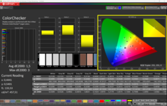 CalMAN ColorChecker (después de la calibración)