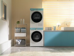 La lavadora y la secadora Samsung Bespoke AI forman parte del ecosistema Samsung SmartThings. (Fuente de la imagen: Samsung)