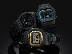Es muy probable que el próximo Casio GW-BX5600 incluya componentes de fibra de carbono. [En la imagen, los relojes de la serie GW-B5600BC.] (Fuente de la imagen:Casio)