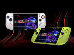 El MSI Claw 8 Ryzen Edition viene en dos opciones de color, ambas con paneles traseros negros. (Fuente de la imagen: MSI)