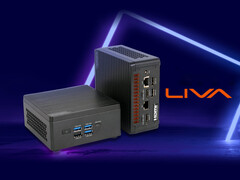 El Liva Z11 Plus puede equiparse hasta con el Intel Core Ultra 7 255H. En la imagen: una foto promocional del mini PC. (Fuente de la imagen: ECS)