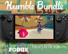 Todos los juegos de la colección Serenity Forge pueden adquirirse por un pago mínimo de 12 $. En la imagen: Baraja Steam corriendo Smile For Me. (Fuente de la imagen: Humble Bundle y Steam - editado)