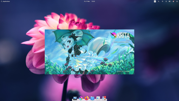 Krita 5.1 y elementaryOS 7 se mezclan realmente bien (Fuente de la imagen: Propio)