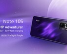 El Redmi Note 10S en su nuevo acabado Starlight Purple. (Fuente de la imagen: Xiaomi)