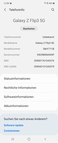 Samsung Galaxy Z Flip3 5G - Software