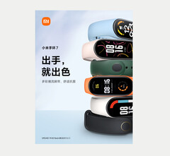 Xiaomi ha anunciado la Band 7 en varios colores. (Fuente de la imagen: Xiaomi)