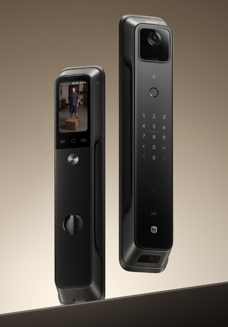 La Xiaomi Smart Door Lock 4 Pro Dual Camera Edition. (Fuente de la imagen: Xiaomi)