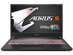 Gigabyte Aorus 5 con Core i7 de 10ª generación, pantalla de 144 Hz, GeForce RTX 2060, 16 GB de DDR4 RAM y 512 GB de NVMe SSD hasta 1050 dólares después de las rebajas (Fuente: Newegg)